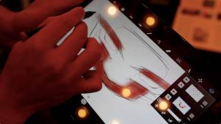 Autodesk SketchBook Pro Demo for Android Shown on Lenovo ThinkPad Tablet [upl. by Lionello]