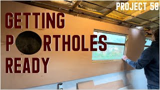 508 CUTTING porthole windows [upl. by Yelyab491]