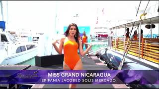 Miss Grand Nicaragua 2021  Epifania Solís 🔸SWIMSUIT COMPETITION 🔸 [upl. by Ecnadnak]