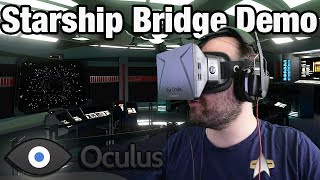 Oculus Rift DK1  Starship Bridge Demo Star Trek Voyager 1440p [upl. by Acinoreb]