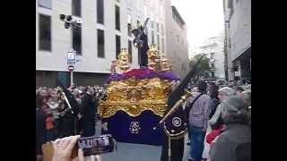 CRISTO DEL GRAN PODER  PROCESIÓN SEMANA SANTA BARCELONA 1842014 [upl. by Euqirrne]