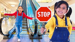 Andrea amp Ellie’s Big Mall Adventure Learn Mall Safety Rules amp Lessons for Kids [upl. by Siramay]