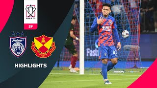 Johor Darul Tazim 40 Selangor  FA SF  Highlights Piala FA 2023 [upl. by Ailati]