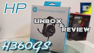 Reviewsรีวิวแกะกล่อง GamingHeadset แบรนด์ HP รุ่น H360GS 71ch [upl. by Ybloc713]