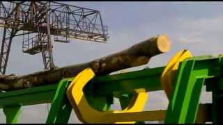 Log Sorter VS Woodsnake Log Sorting Line [upl. by Hennahane192]