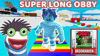 Fizzy Plays Roblox Longest Brookhaven Obby [upl. by Lawtun]