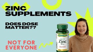 Zinc supplements Does dose matter [upl. by Teleya]