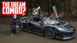 LAUNCHING MY MCLAREN 600LT TO THE DIRT JUMPS [upl. by Nomelif]