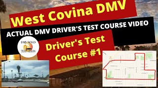 West Covina DMV Drivers Test Route 1  ACTUAL TEST ROUTE Behind The Wheel License Tip Video 2021 [upl. by Kra]