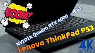 لاب توب اتش بي  ⚡  🔥  Lenovo ThinkPad P53  مواصفات  مراجعة كاملة  intel i79850H  Nvidia 8G [upl. by Blount939]