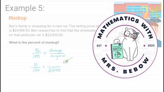 Tips amp Markups Percent Problems Part 2 [upl. by Jermaine]