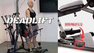 Deadlifts on the Bowflex  XCEED XTREME L3 Legs Quads Glutes Hamstrings [upl. by Alisia]