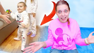 👶 ARIANA face PRIMII PAȘI 🥳 Facem BAGAJELE de PLECARE 👋 [upl. by Kolosick]