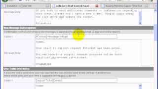 4 How to do email setting in osTicket [upl. by Ilrebma83]