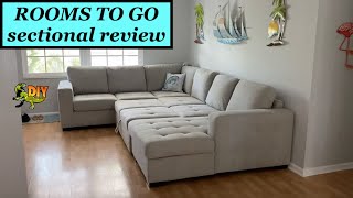 Rooms to go sectional sleeper furniture review  Angelino Heights [upl. by Nanon]