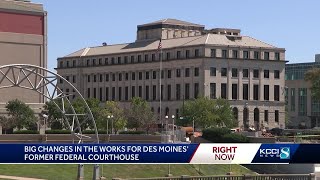 Historic Des Moines federal courthouse to be transformed into restaurant and more [upl. by Fi210]