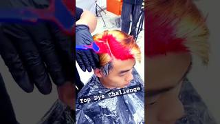 Top Dye Challenge 💇‍♀️amp Beauty Hair DyeingHair Hairdressin hairstyle boy mastermenshaircuts [upl. by Veta]