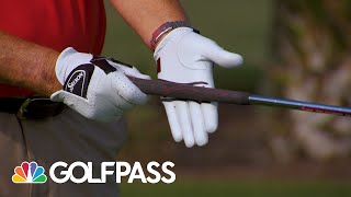 How to Properly Grip Your Golf Club  GOLFPASS  Golf Channel [upl. by Osbourn855]