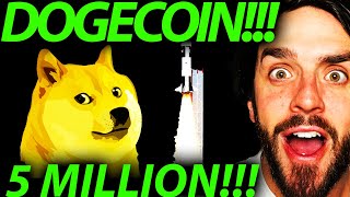 DOGECOIN 5 MILLION WALLETS BREAKING NEWS DOGECOIN DOGE CRYTONEWS [upl. by Chuch196]