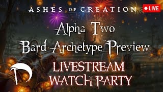 Livestream Watch Party for Ashes of Creation  Alpha 2 Announcement  July Update [upl. by Eiroj]