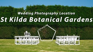 ST KILDA BOTANTICAL GARDEN  MELBOURNE WEDDING PHOTO LOCATION [upl. by Grimes]