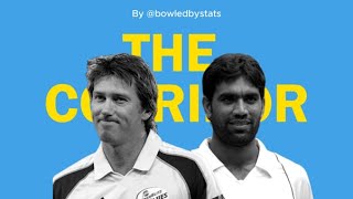 Glenn Mcgrath and Munaf Patels Corridor of uncertainty [upl. by Ibrek]