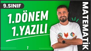 9SINIF 1DÖNEM 1YAZILI SORULARI  SENARYO 1  SENARYO 2  9SINIF MATEMATİK  Rehber Matematik [upl. by Rockey]