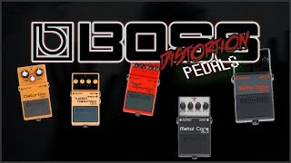 Boss Distortion Pedals Comparison  by Nick Percev [upl. by Yenmor26]