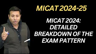 MICAT 2024 Detailed Breakdown of the Exam Pattern [upl. by Hope895]