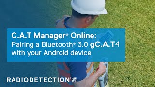 CAT Manager Online Pairing a Bluetooth 30 gCAT4 [upl. by Ayotel786]