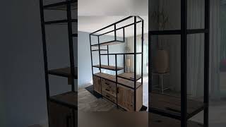 Ideas de muebles y repisas de metal y madera muy útiles 💡🏠🫰 [upl. by Amapuna]