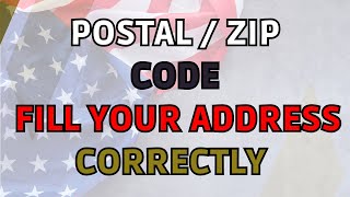 Apply For DV2025  How To Fill The Address And Where To Get Your Postal Zip Code  DVLottery [upl. by Montagu]