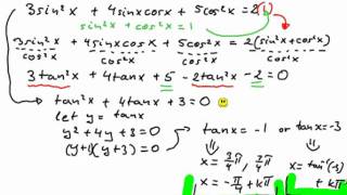 How to solve a homogeneous Trig Equation [upl. by Cypro]