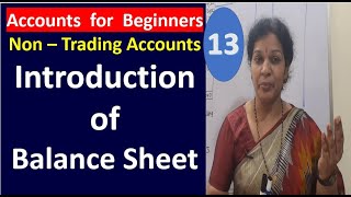 13 Balance Sheet Proforma in Non Trading Accounts [upl. by Raquel]