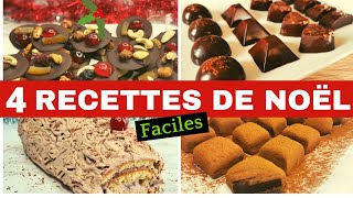 4 Recettes Rapide de Noël  Réveillon Faciles à réaliser🎅🎄 [upl. by Medea]