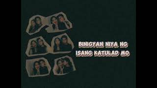 CESSY  Dahil Sayo lyrics video [upl. by Claudelle844]