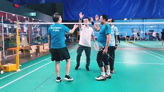 Garuda Indonesia  Badminton Persahabatan Awak Kabin amp Staff KJRI Sydney [upl. by Kauslick222]