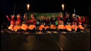 Saman Dance Ratoeh Jaroe at Lloret de MarBarcelonaSpain International Folklore Festival 2012 [upl. by Herc]