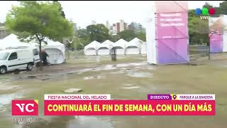 La Fiesta Nacional del Helado suspendida por la lluvia [upl. by Darla387]