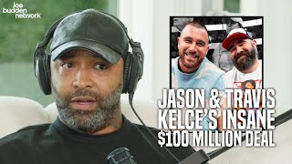 Jason and Travis Kelces INSANE 100 Million Deal for Their quotNew Heightsquot Podcast [upl. by Hyman]