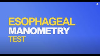 How to Prepare for Your Esophageal Manometry Test  UCLA Health [upl. by Wj]