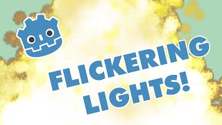 Make Flickering Fire Lighting in Godot [upl. by Carthy]