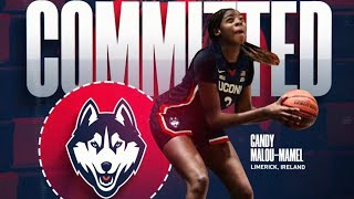 2025 P Gandy MalouMamel Commits to UConn Womens Basketball [upl. by Bennet306]