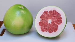 How to Eat a Pomelo  Pomelo Taste Test  Largest Citrus Fruit [upl. by Eillah]