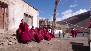 旅遊亞洲中國四川甘孜州藏族自治州石渠到玉樹途中喇嘛寺Travel Asia China Sichuan Lamasery [upl. by Anuaik995]