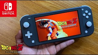 Dragon Ball Z Kakarot Nintendo Switch Lite Gameplay [upl. by Andrei]