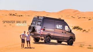 4x4 Camper Van Conversion Vanlife with Mercedes Sprinter RV in Morocco  camperX [upl. by Radek]