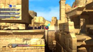 Sonic Unleashed PS3 Shamar Arid Sands Day Act 1 S Rank [upl. by Ennail]