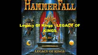 Hammerfall  Legacy Of Kings Lyrics [upl. by Armyn]