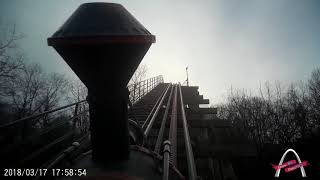 Thunderation  Silver Dollar City  Front Row POV HD [upl. by Jerold352]